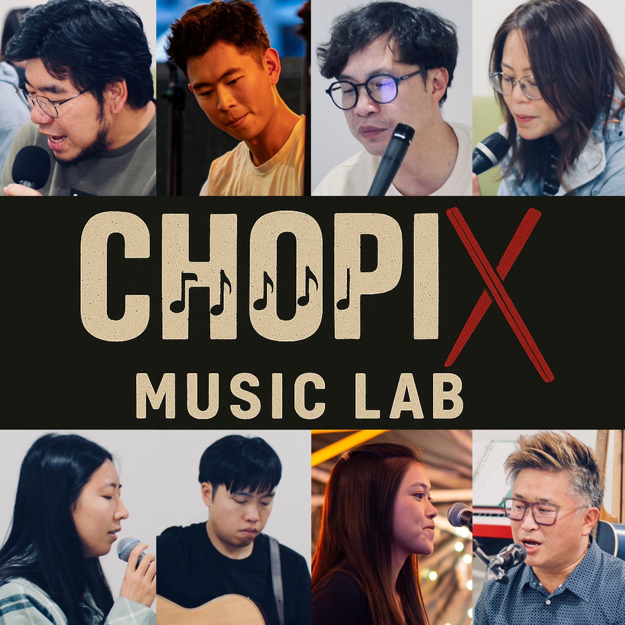 ChoPix Music Lab team photo with logo